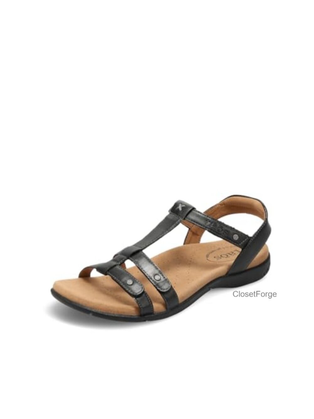 Full Grain Leather Slide Sandals with Arch & Metatarsal Support Casual